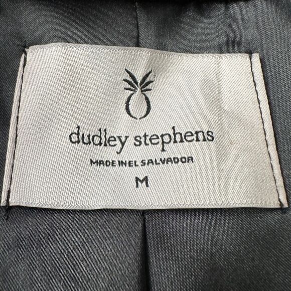 Dudley Stephens Fleece Peacoat Womens Medium Black Polyester Coat Jacket Stretch - Picture 5 of 9